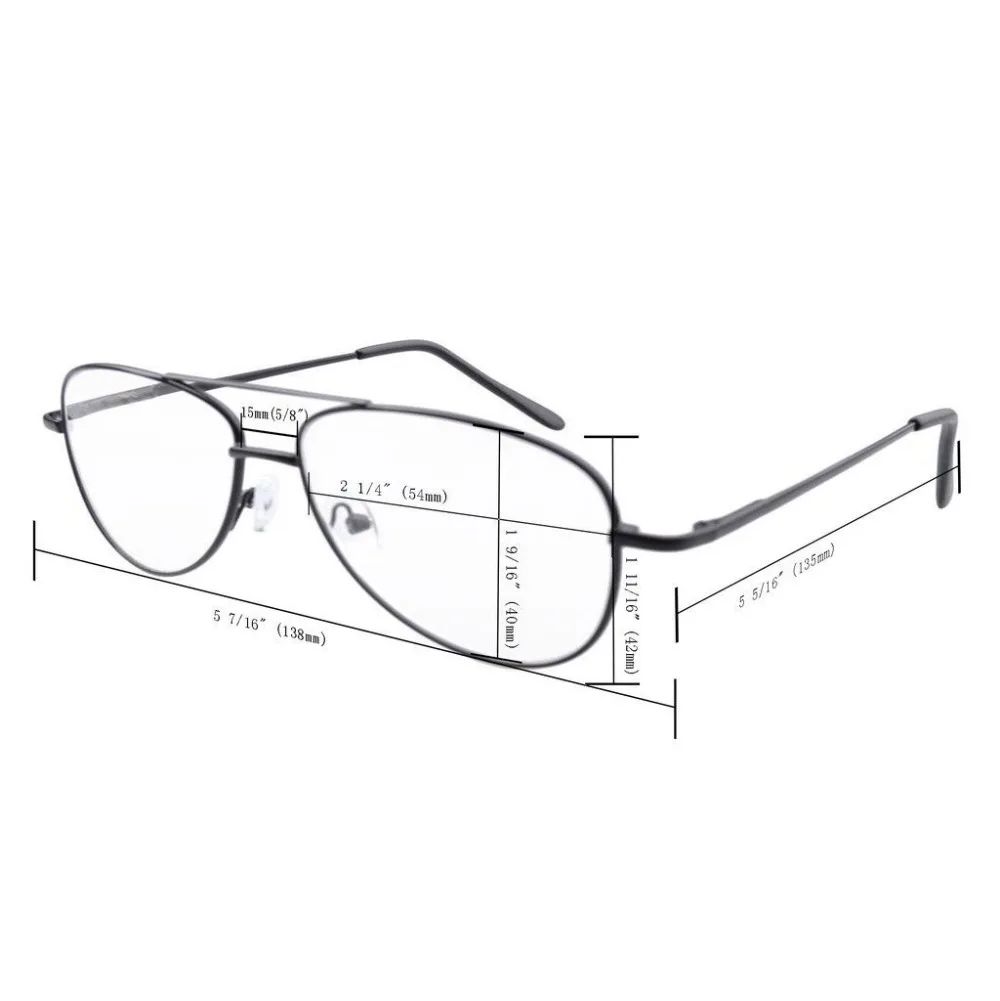 R1502 очки для чтения с металлической оправой и пружинными петлями + 0 0/0 5/0 75/1 0/1 25/1 50/1