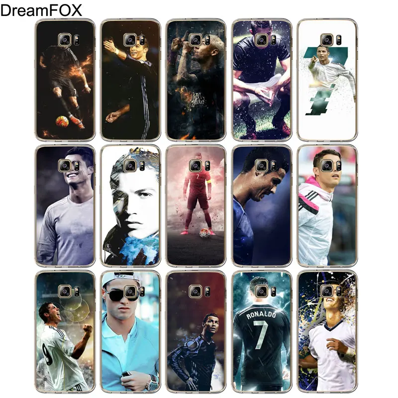 DREAMFOX M076 Криштиано Роналдо Мягкий ТПУ силиконовый чехол для Samsung Galaxy S5 S6 S7 S8 S9 S10 5G