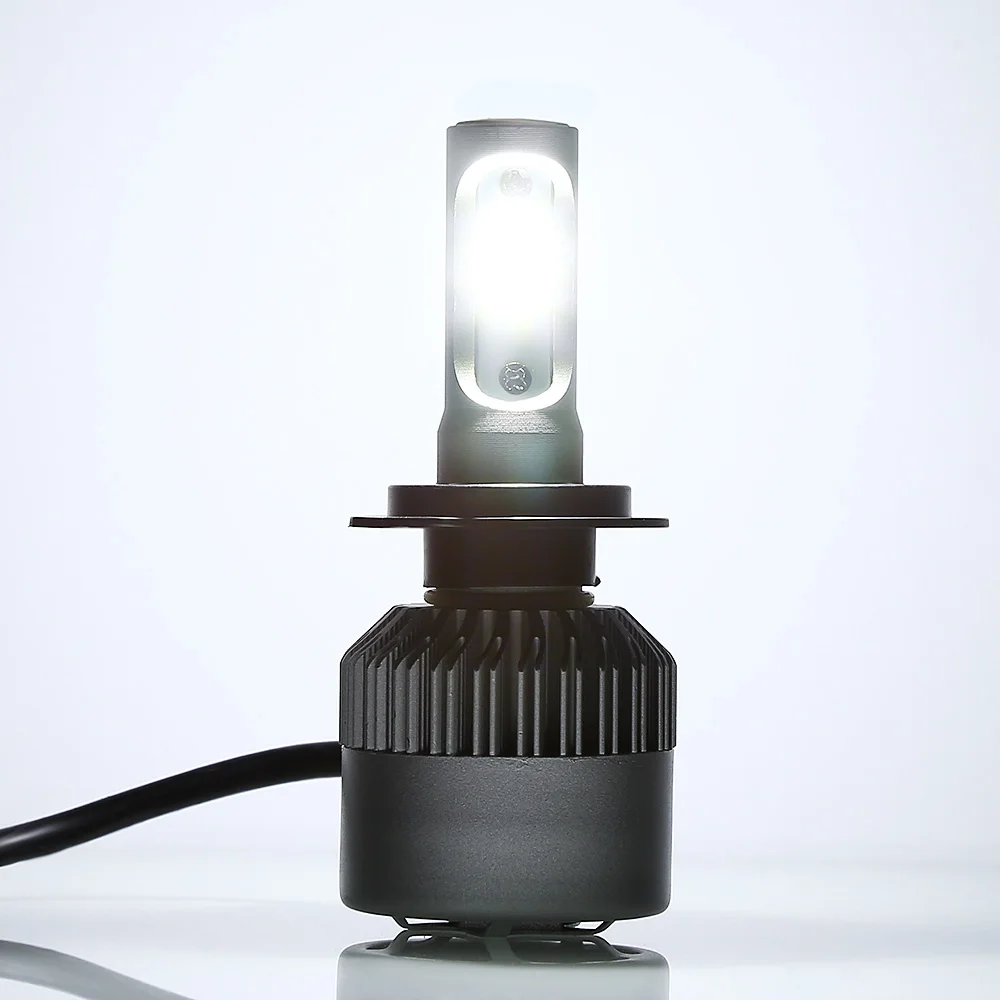 Автомобильный светильник H7 Led H1 H4 H3 светодиодный головной HB2 72 Вт 6000 К высокая