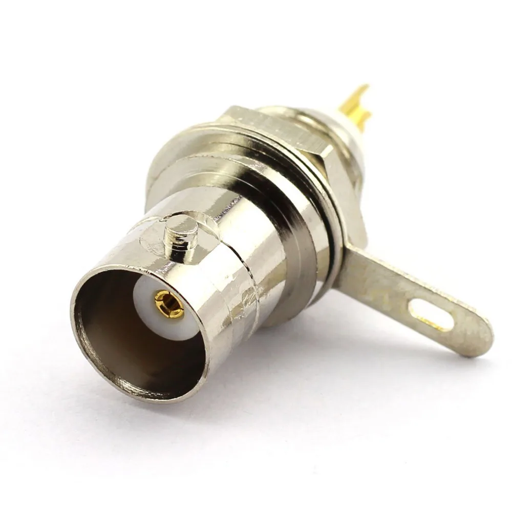 Гнездовой разъем BNC с гайкой для припоя коаксиальный адаптер|mount connector|l connectormount