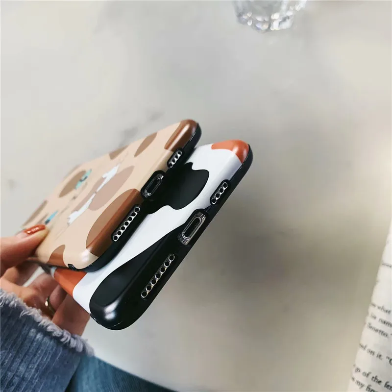 Прекрасный кот шаблон чехол для iPhone X XR XS Max Чехлы 7 8 6 S Plus глянцевый мягкий