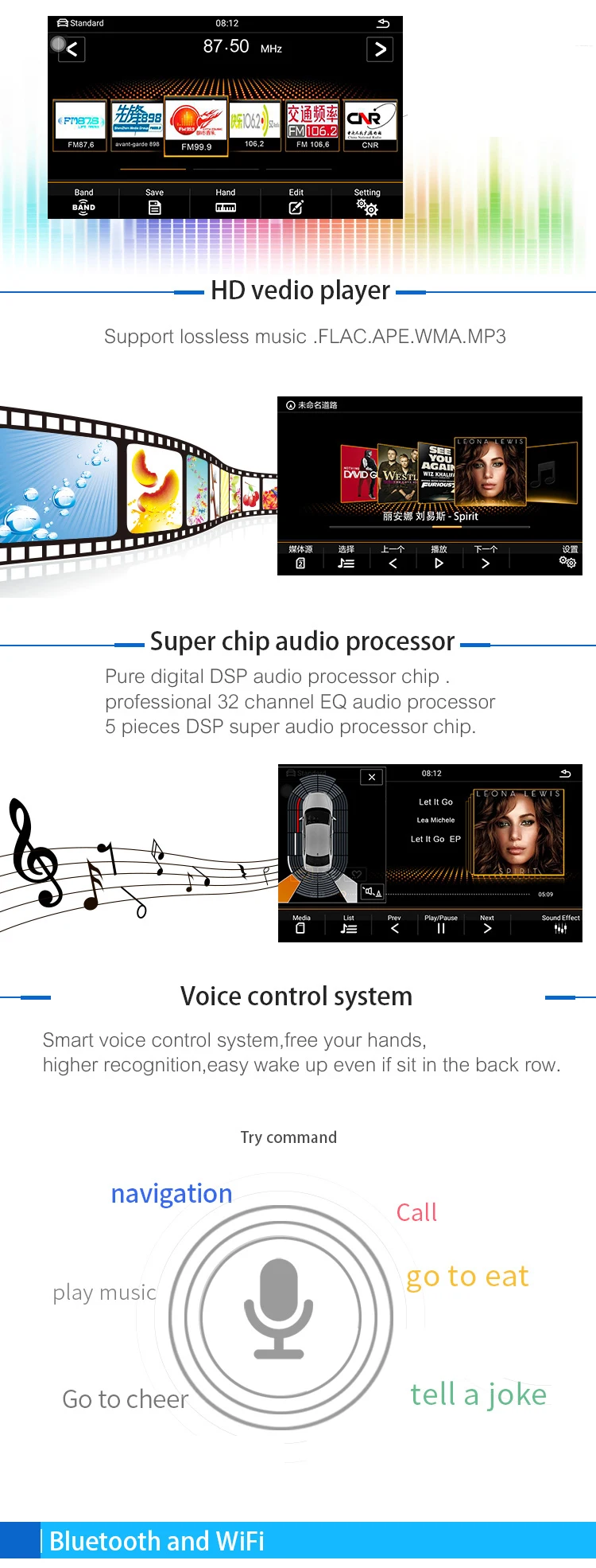 Автомобильный dvd мультимедиа радио плеер android 8,1 2G/32G аудио-видео-система для Volkswagen Golf