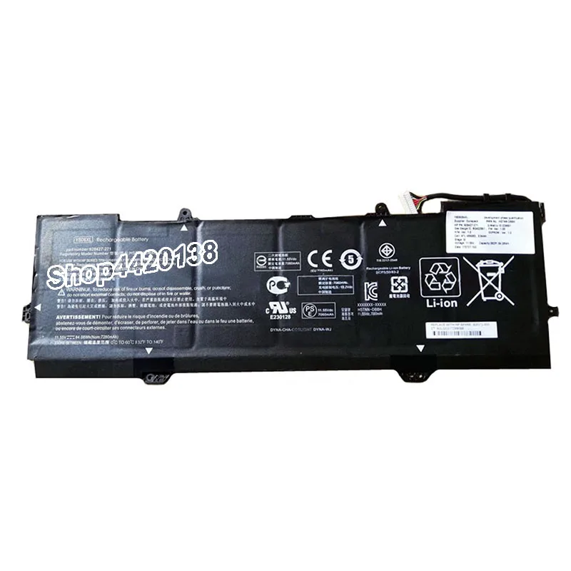 7 xinbox 84.08Wh 7280 мА/ч, 11,55 в натуральная YB06XL ноутбук Батарея для hp HSTNN-DB8H 928427-271 3ICP5/50/83-2 никласом планшет