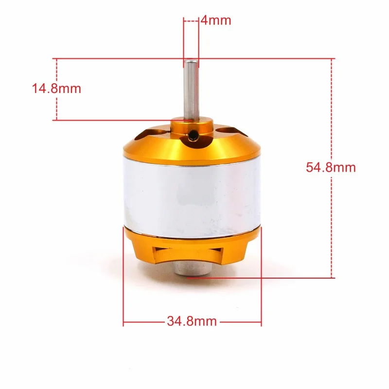1 шт. XXD 2814 KV1000 KV1400 бесщеточный двигатель наружный Ротор сварные 4 0 мм штепсельные