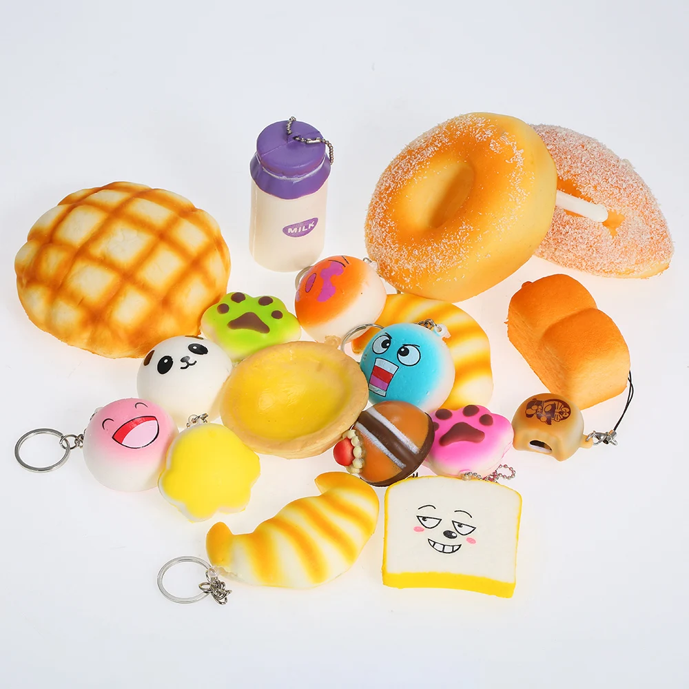 Медленно поднимающийся мягкий ароматизированный панда хлеб булочки Пирожные