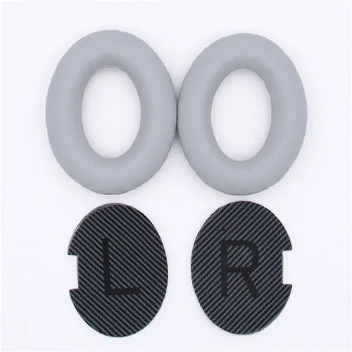 Grey with Black LR Замена амбушюры подушки для Bose QC35 QC25 QC15 QC2 AE2 AE2i AE2w вокруг уха 2 Наушники - Цвет: Grey with Black LR