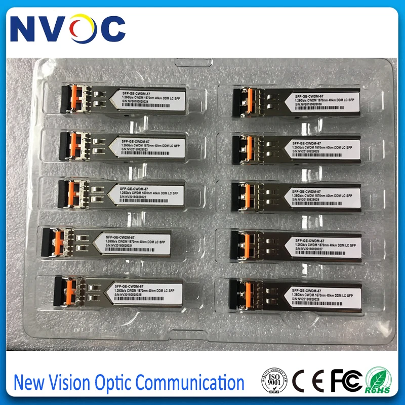 1 25 г 1570нм 40 км CWDM SFP трансивер с DOM 1270 1610нм двойное волокно LC оптический модуль