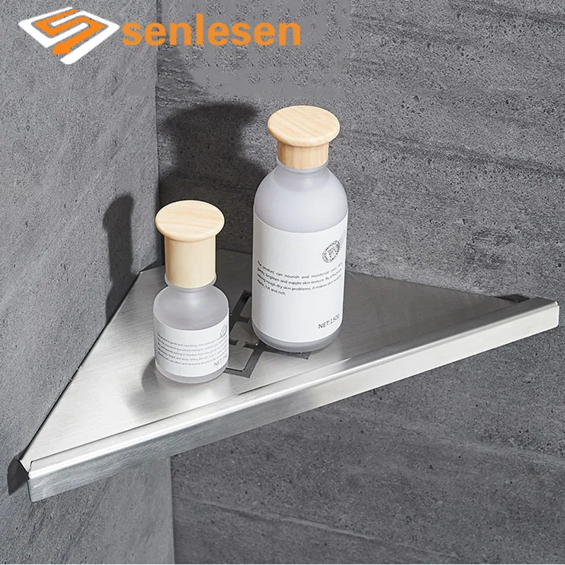 Полки для ванной комнаты угловая полка душа из нержавеющей стали настенное