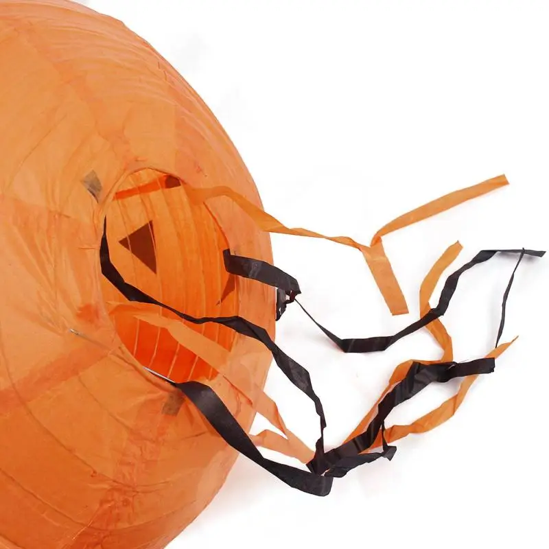 1 шт. 30 см бумажный фонарь на Хэллоуин с тыквой смайликом для вечеринки