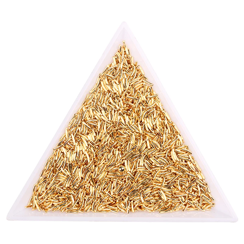 100 шт./лот металлическое украшение из золотого сплава художественные наконечники