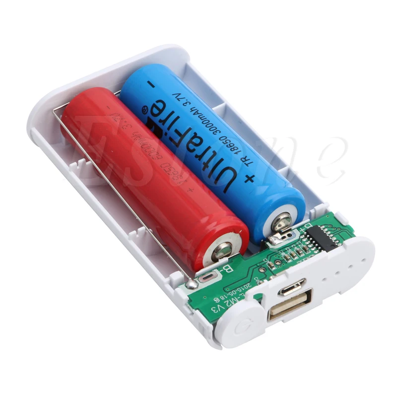 1 шт. 2 аккумулятора 18650 5 В USB 5200 мАч| |
