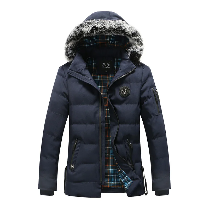 Новинка 2018 мужские зимние парки куртка Campera Parka Hombre Мужская одежда Свободное