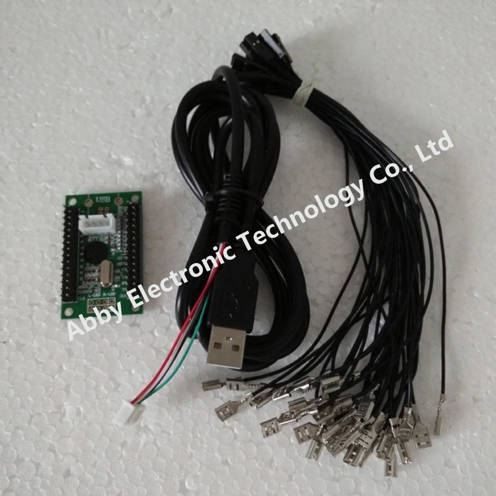 USB кабель кодер к ПК Джойстик для аркадных DIY ручка комплект запчасти джойстик запасные части Нулевая задержка печатной платы