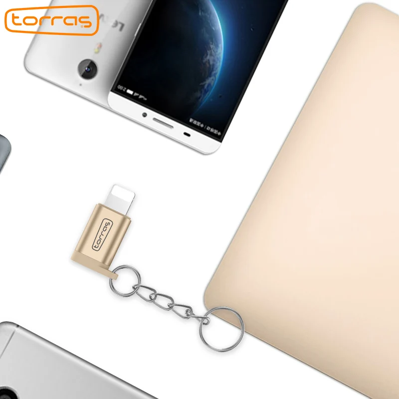TORRAS Micro USB Female To 8Pin Male Adapter Sync And Charging For iPhone 5 5s SE 6 6S Plus Converter Data Charger | Мобильные