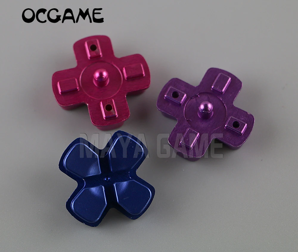 Металлическая кнопка Dpad OCGAME 3 шт./лот алюминиевая Кнопка направления для PS4 Dualshock 4
