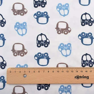 L 1 piece 90x100cm Chainho, серия мультфильмов, ребристая Трикотажная хлопковая ткань с принтом, для шитья и шитья, материал детского нижнего белья, 90x100 см - Цвет: L 1 piece 90x100cm