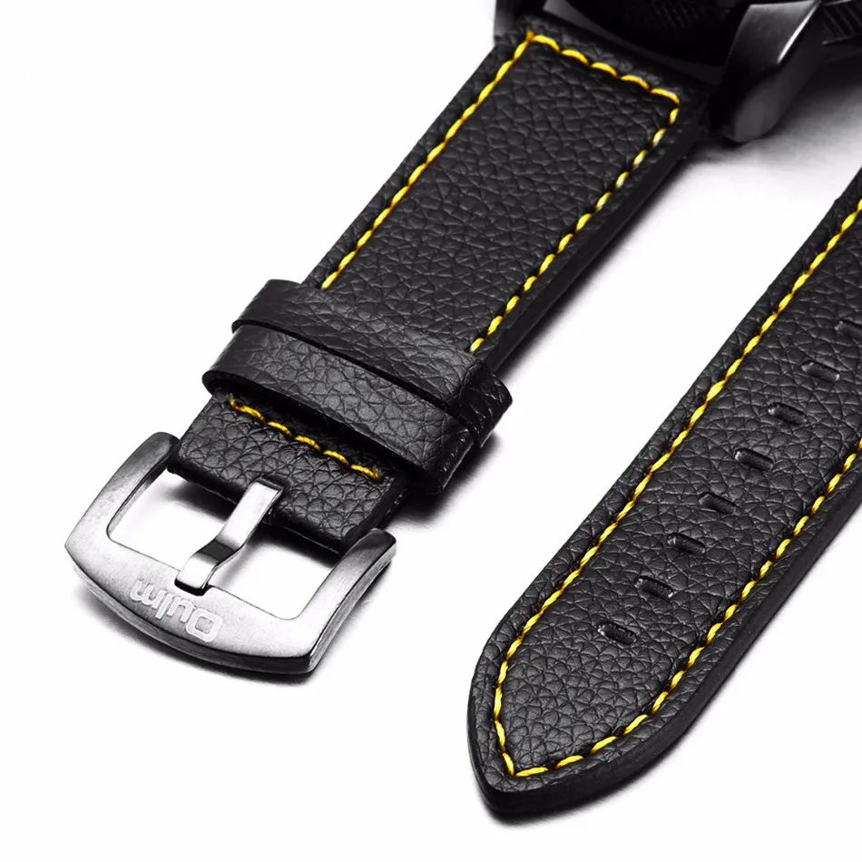 OULM брендовые оригинальные модные спортивные часы для мужчин с двойным кожаным