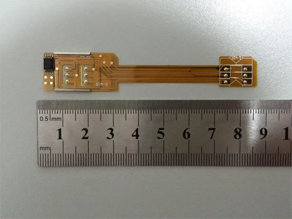 Лидер продаж! Полезная деталь двойной 2 sim-карты адаптер слот для iPhone 4 4S микро sim-карты адаптер