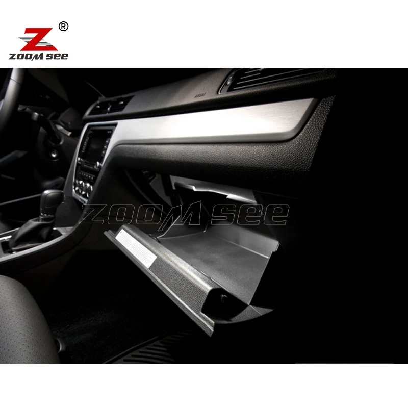 14 шт. светодиодный зеркальный светильник + для чтения внутри набор ламп Passat B7 Sedan