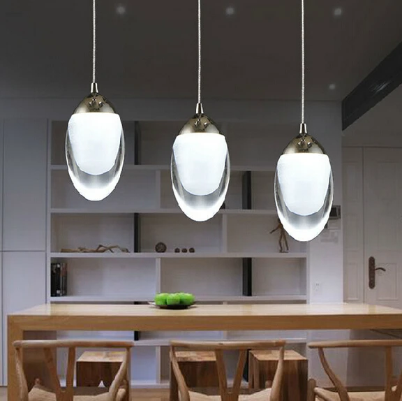 Подвесные светильники в современном стиле из акрила минималистичный