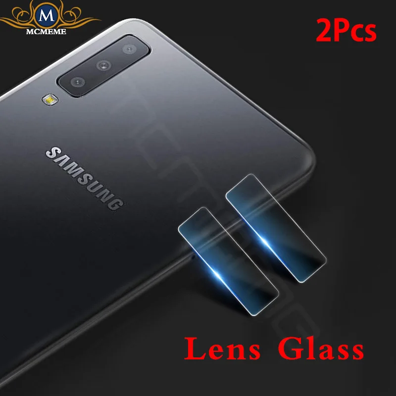 Высококачественное Закаленное стекло для объектива камеры Samsung Galaxy A7 2018 2.5D
