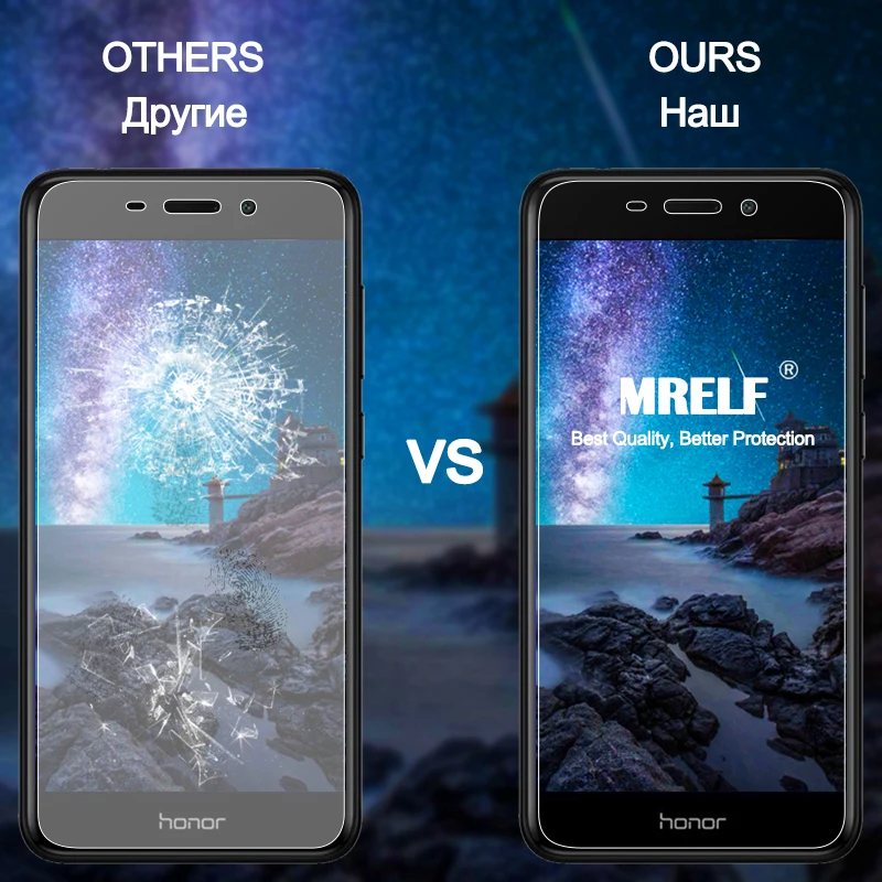 Защитное стекло закаленное 9H 2.5D для Huawei Honor 6C Pro|Защитные стёкла и плёнки