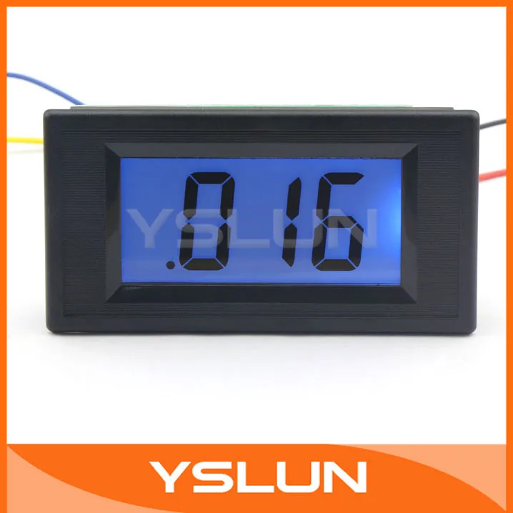 Мини Megger омметр AC / DC 8 12 В голубой подсветкой сопротивление тестер 0 ~ 2000000 Ом мера #