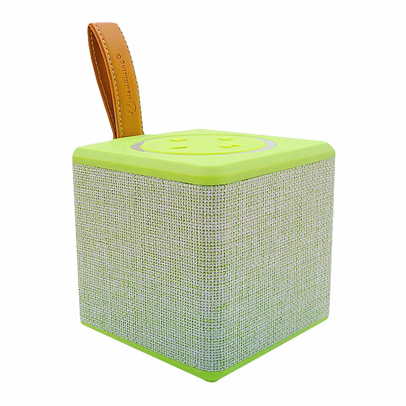 Квадратный Bluetooth Динамик мини Ткань ручной Портативный FM Redio музыкальный центр