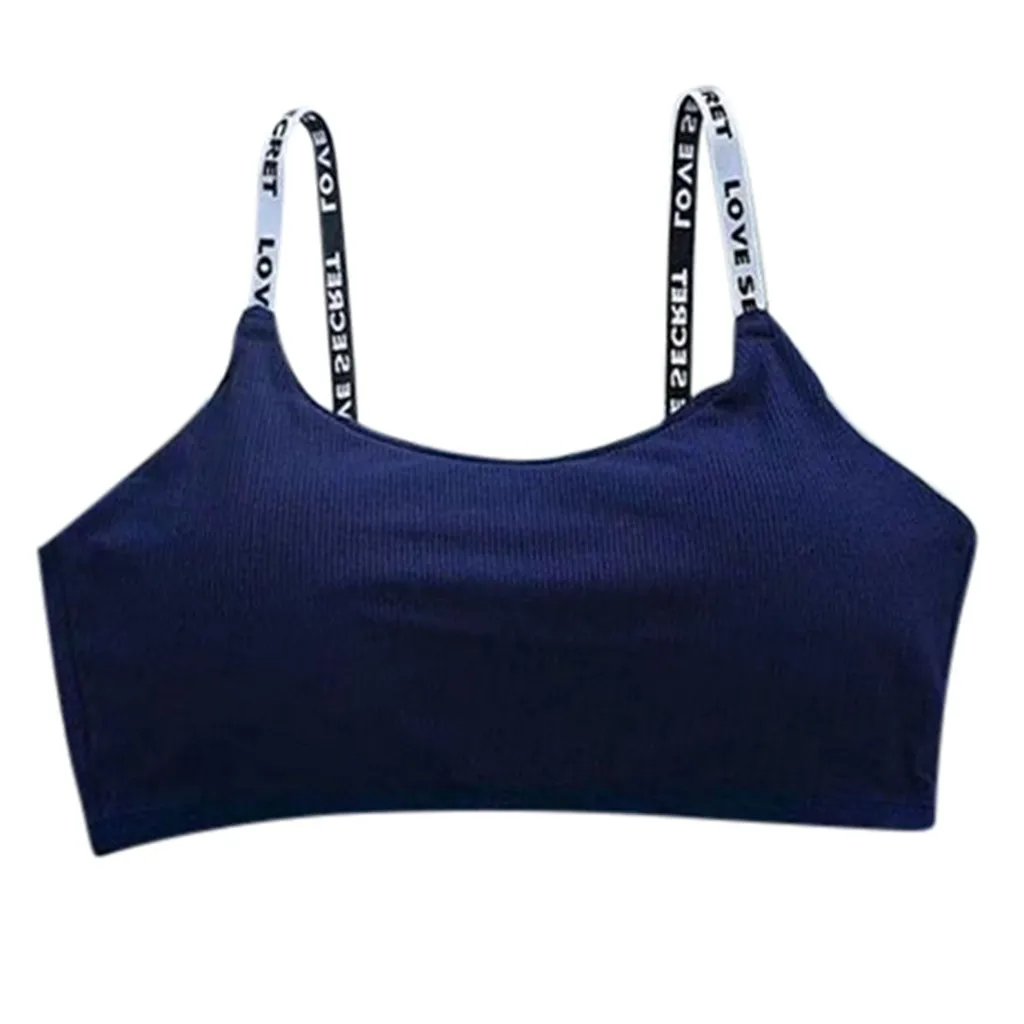 as photo Женские буквы красота спина тянется бесшовные обернутые груди колодки дышащий ремень нижнее белье camisole ружевной топ 41 - Цвет: as photo