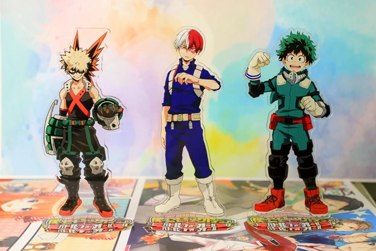 My Hero academic Midoriya Izuku bakugou katsuki фигурка на акриловой подставке настольная коллекция