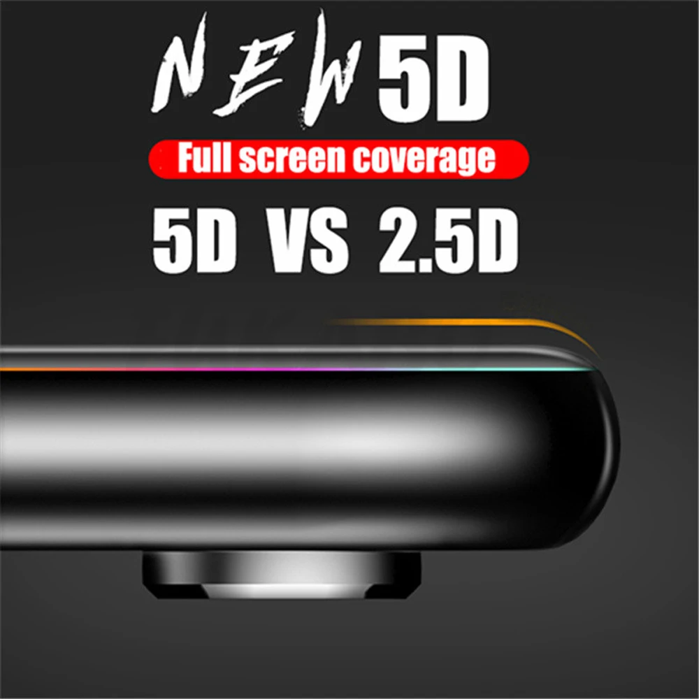 5D полное изогнутое закаленное стекло для huawei mate 20 Pro P20 Lite honor 10 9 lite Защитная пленка для huawei P умное стекло