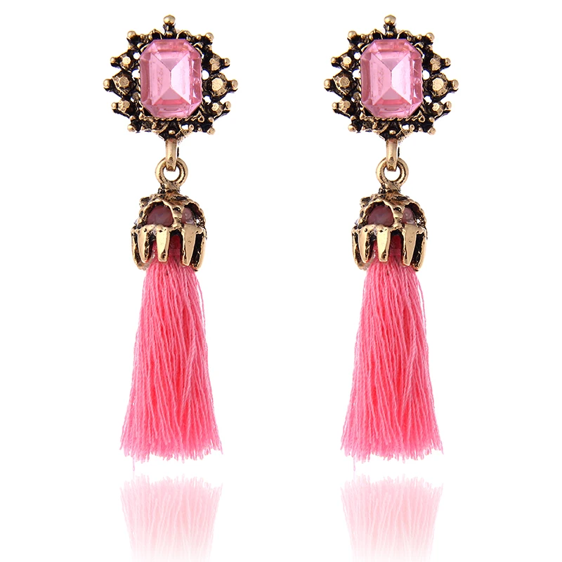 Женские серьги e0238 корейские модные длинные с кисточками|long tassel earrings|tassel earringsearrings