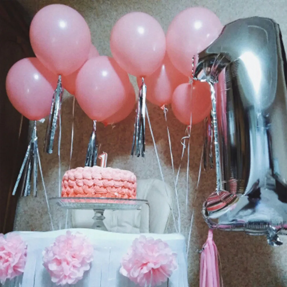 LAPHIL 40 дюймовый розовый Золотой Серебряный фотоэлемент свадебное украшение шар