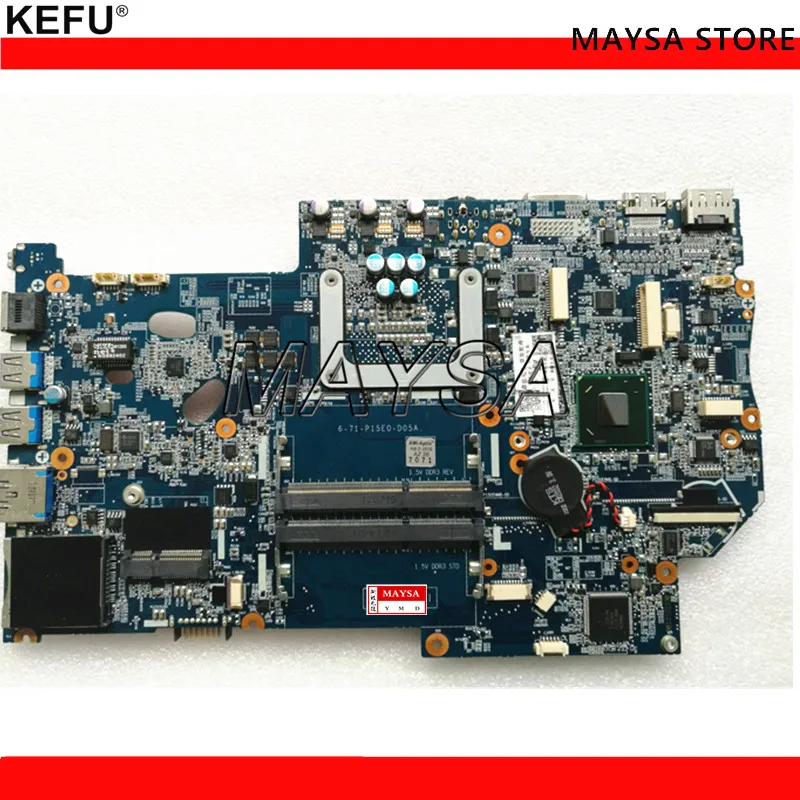 Материнская плата для ноутбука Clevo p170em 6-71-P15E0-D05A DDR3 Материнская плата протестирована ОК
