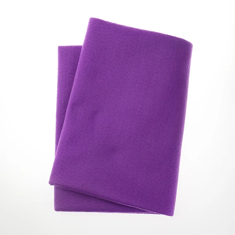 Fuchsia 90x92 см мягкая фетровая ткань чистый цвет нетканые DIY Швейные игрушки, ремесла куклы для новогоднего украшения дома 1,5 мм толстый фетр 1 лист - Цвет: Fuchsia