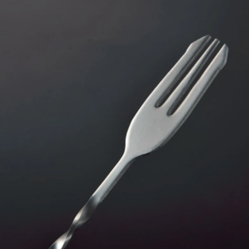 1 шт. вилка ложка для коктейля из нержавеющей стали|Барные ложки| |