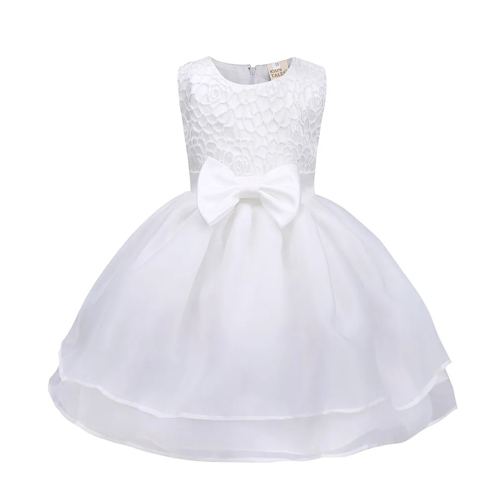 TELOTUNY Удивительный цветок девочка принцесса подружки невесты пышное платье День рождения свадебное платье dec5