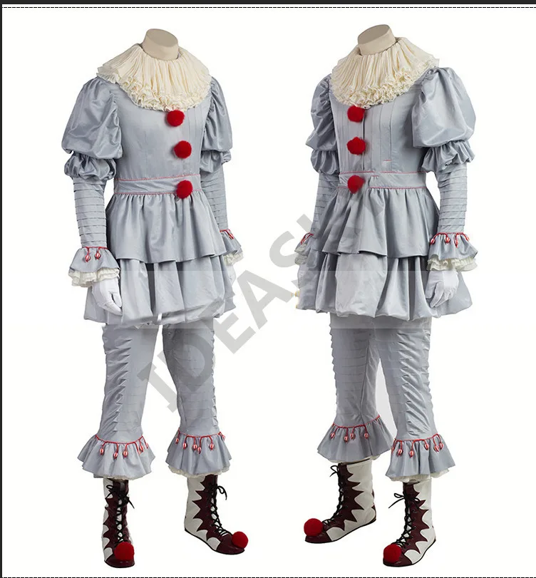 Костюм клоуна пеннивайза из оно Стивена Кинга маска одежда для косплея женские