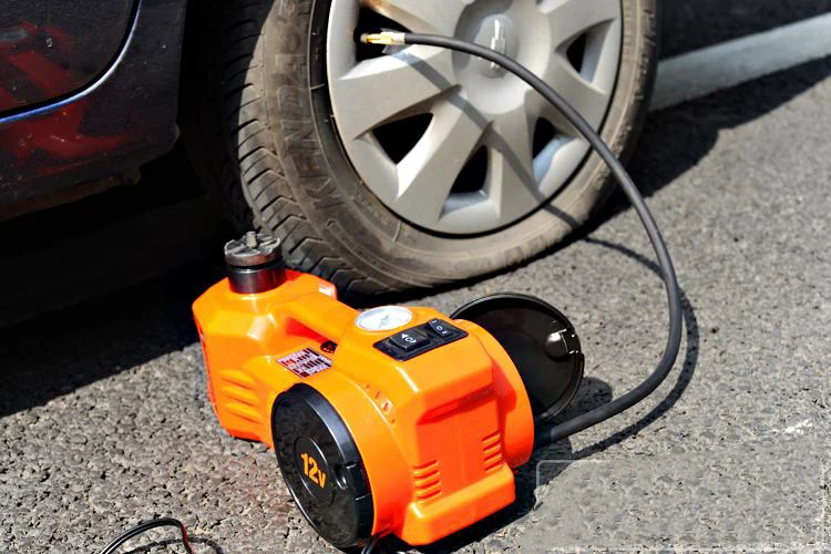 Недорогой портативный Электрический подъемный домкрат для замены шин от