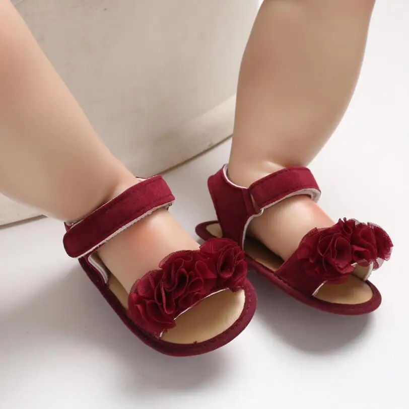 Новорожденный Лето детская кроватка обувь мягкая подошва противоскользящая