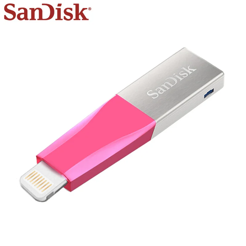 

USB-флеш-накопитель SanDisk IXPAND металлический, 100%/128 ГБ