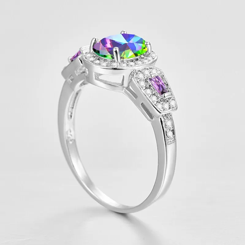 Женское кольцо из серебра 925 пробы с овальным сердцем|Кольца| |