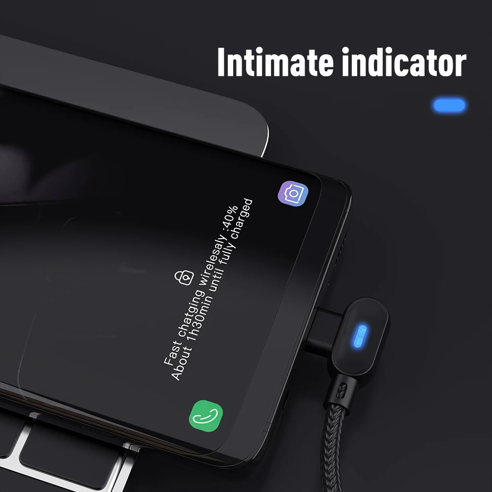 KEYSION l-тип usb type-C кабель для xiaomi redmi note 7 USB-C мобильный телефон Быстрая зарядка кабель для samsung S10 S9 S8 Plus