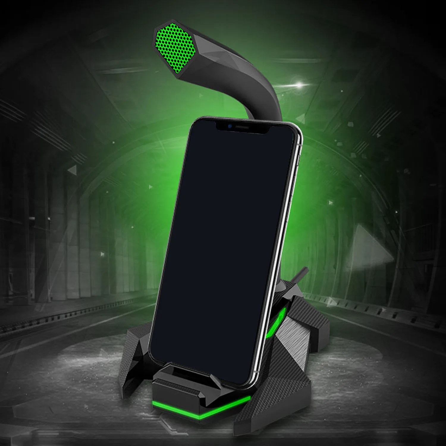 Besegad Cool USB Проводная настольный микрофон с Светодиодный индикатор для PS4 игр в