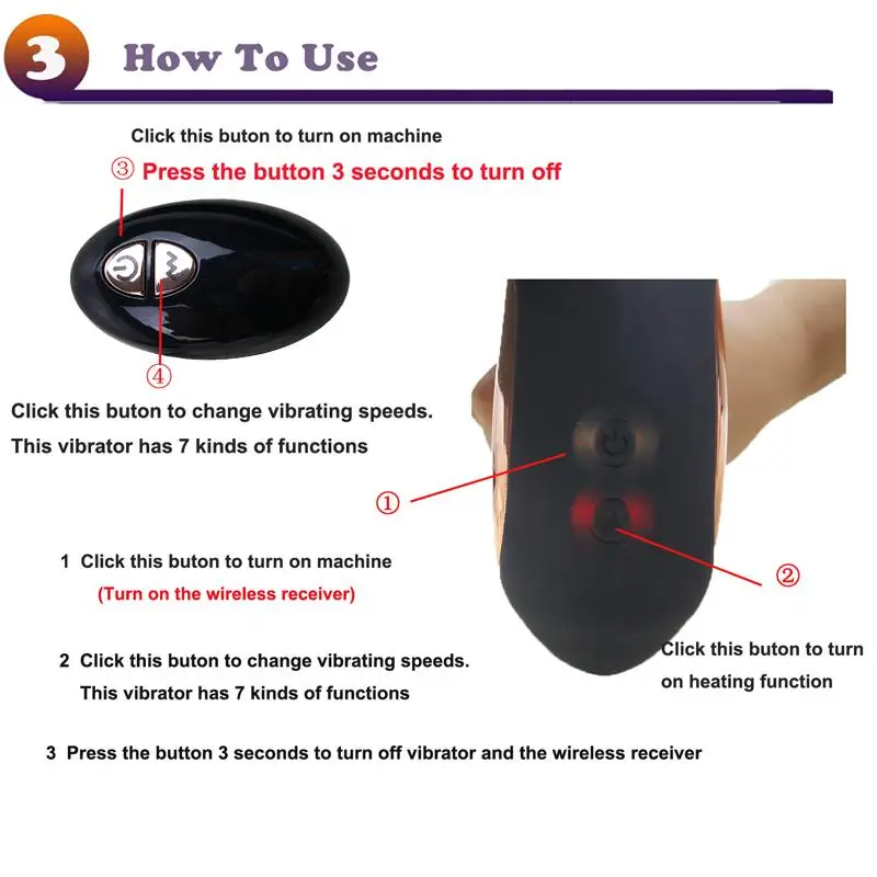 Беспроводной массажер простаты с дистанционным управлением USB зарядка Страпон