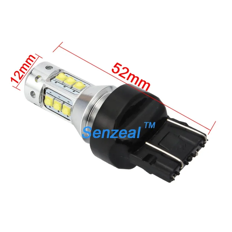 2 шт. T20 7443 светодиодный 80 Вт 16SMD CREE чип Автомобильные светодиодные лампы задние