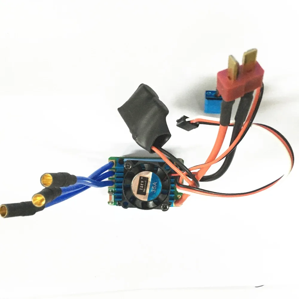 TSKY Racing 35A Brushless Electric Speed Controller ESC for 1/10 RC Car Truck | Игрушки и хобби
