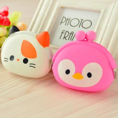 Корейская конфетная цветная сумка для монет девочек милый мультяшный