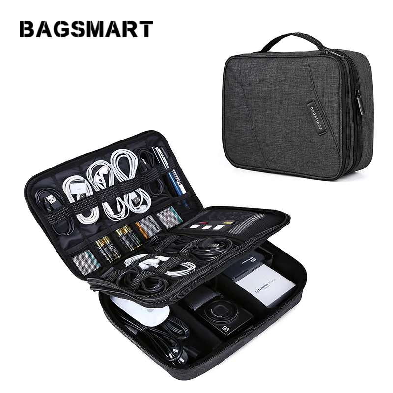 Дорожная сумка Органайзер для электроники BAGSMART Портативная цифровых