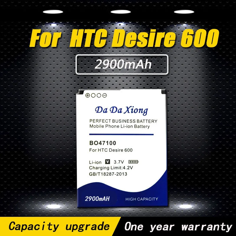 Новая батарея 2900mAh BO47100 литий-ионная для телефона HTC Desire 600 606w 609d 608t T528 500 | Мобильные